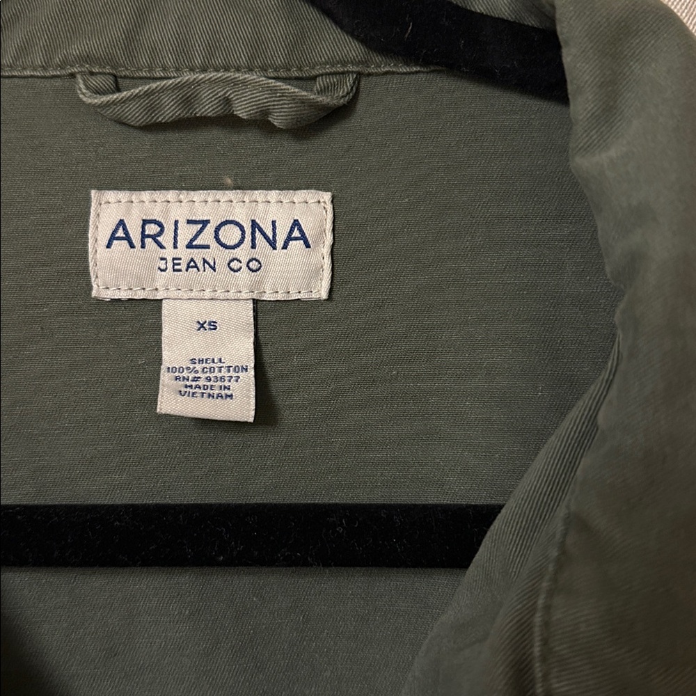 Olive Canvas Jacket - Picture 2 of 4